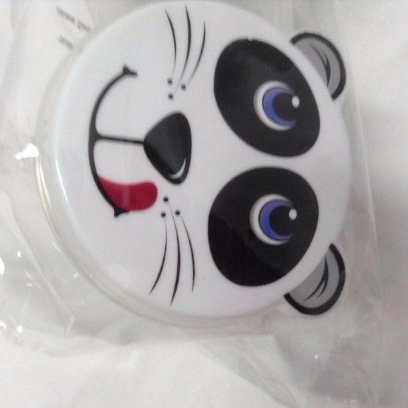 NIP White Cat Panda Angel Of Mine 2 Snack Containe - Picture 5 of 5